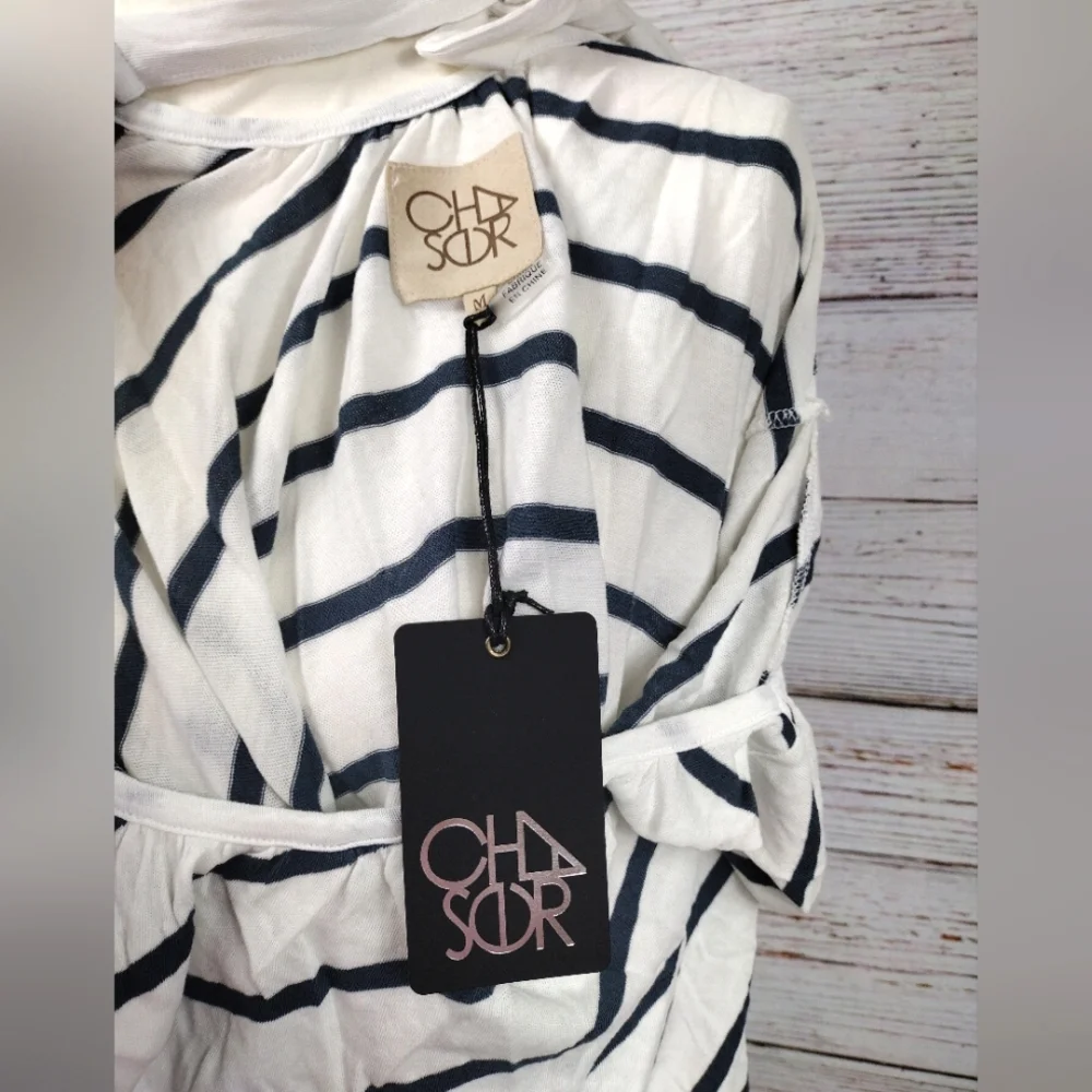 Chaser Striped Ruffle Top - Picture 5 of 11